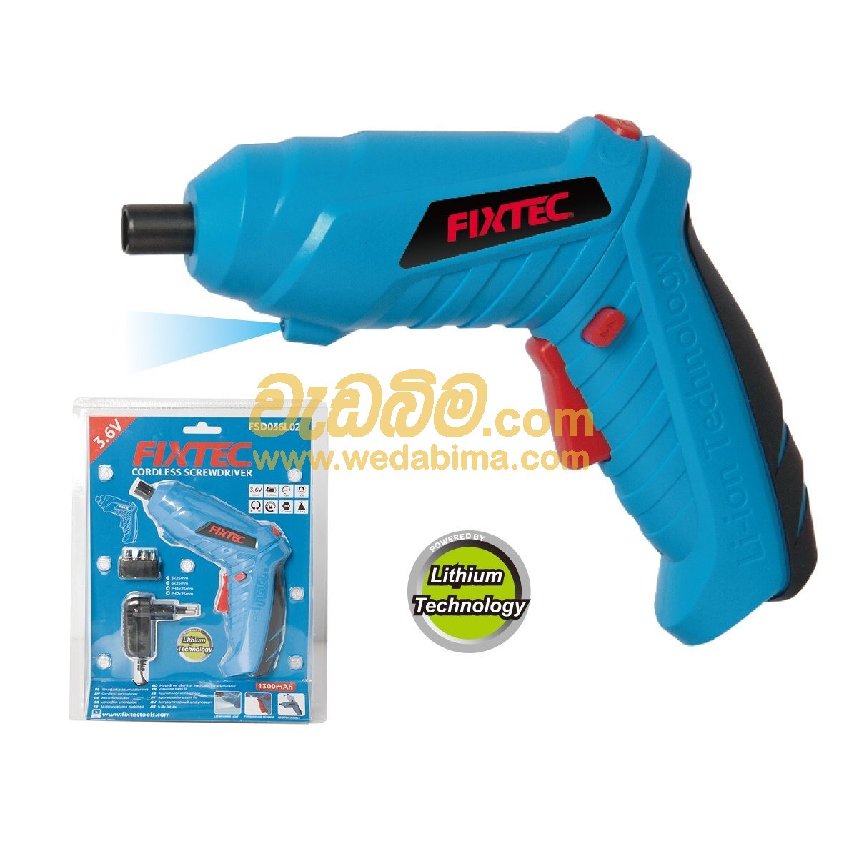 Fixtec 3.6V Electric Cordless Drill